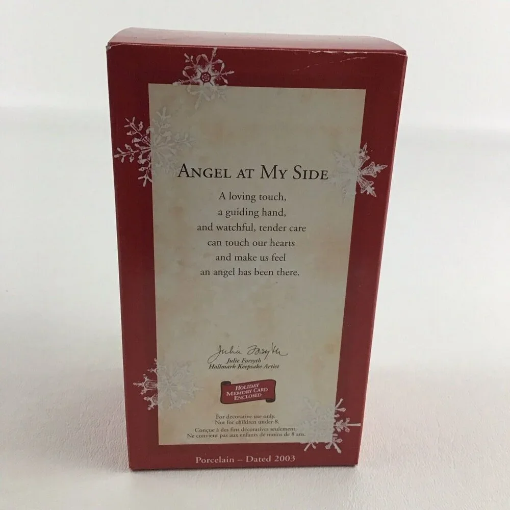 Hallmark Keepsake Christmas Tree Ornament Angel At My Side New Vintage 2003 - Picture 3 of 6